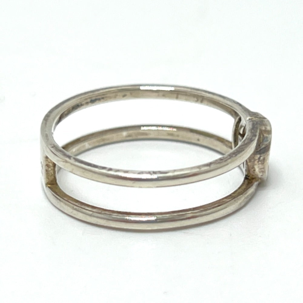 GUCCI Interlocking G Ring, SV925, Women's Silver
