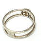 GUCCI Interlocking G Ring, SV925, Women's Silver