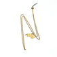 Dior Vintage Playing Card Chain Necklace, Strap, Metal, Women's, Gold