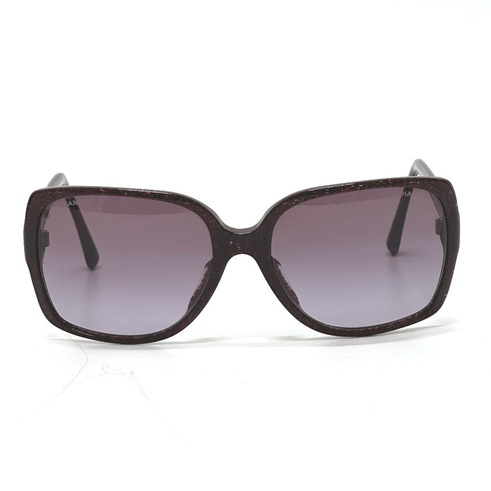 CHANEL 5267-A Coco Mark Eyeglasses Eyewear Sunglasses Plastic Women's Purple
