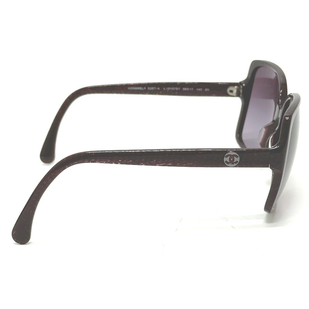 CHANEL 5267-A Coco Mark Eyeglasses Eyewear Sunglasses Plastic Women's Purple