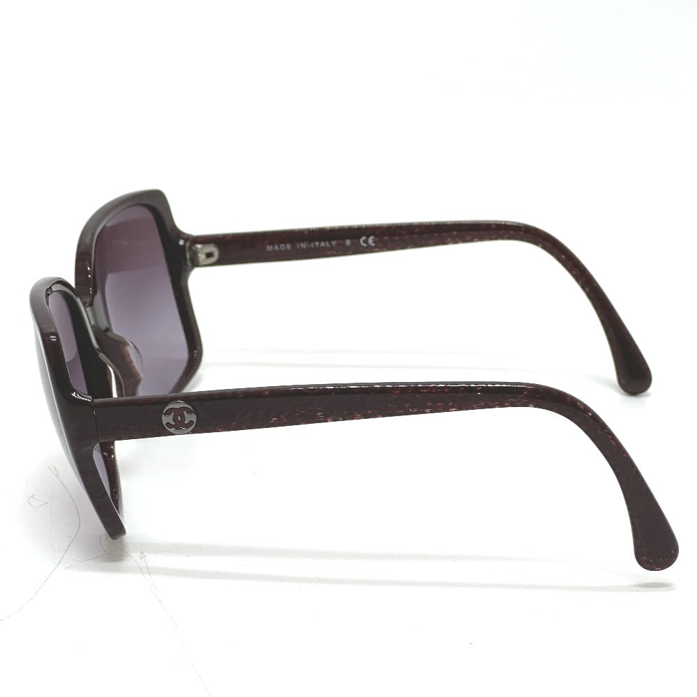 CHANEL 5267-A Coco Mark Eyeglasses Eyewear Sunglasses Plastic Women's Purple