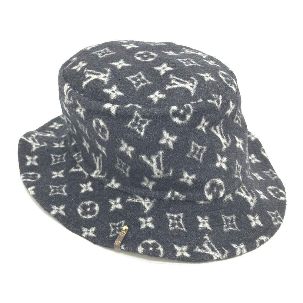 LOUIS VUITTON M76742 Bob Carry On Apparel Hat, Bucket Hat, Wool, Women's, Black