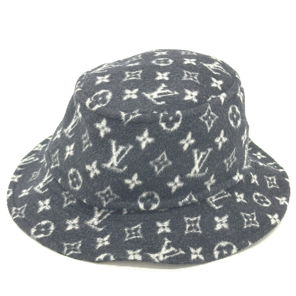 LOUIS VUITTON M76742 Bob Carry On Apparel Hat, Bucket Hat, Wool, Women's, Black