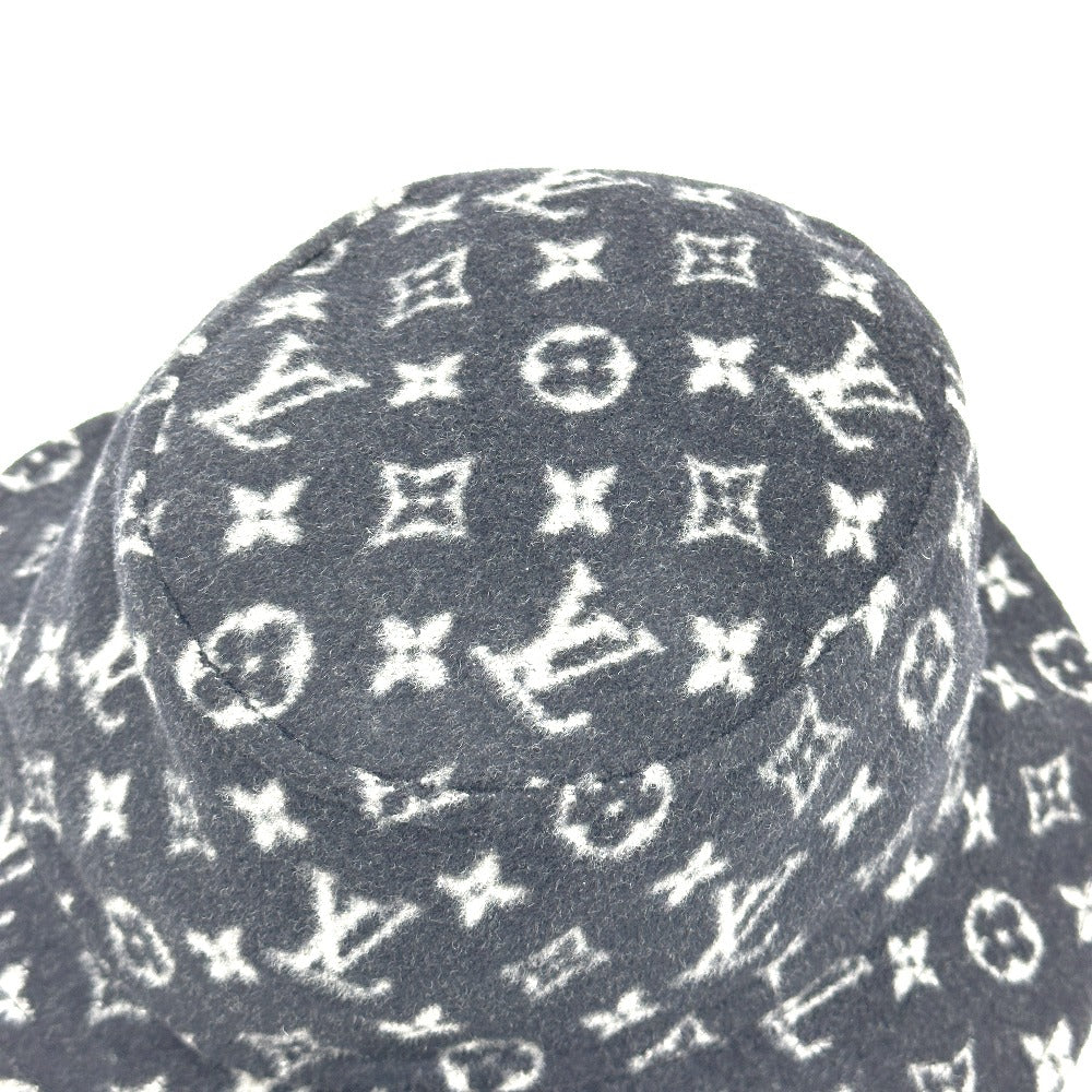 LOUIS VUITTON M76742 Bob Carry On Apparel Hat, Bucket Hat, Wool, Women's, Black