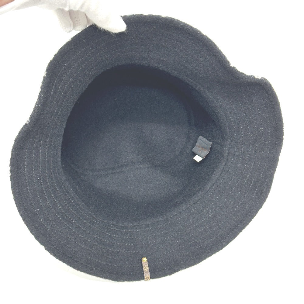 LOUIS VUITTON M76742 Bob Carry On Apparel Hat, Bucket Hat, Wool, Women's, Black