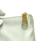 PRADA 1M1214 ロゴ リボン フラット クラッチバッグ メイクポーチ マルチポーチ 化粧ポーチ ポーチ サテン レディース ACQUA グリーン系