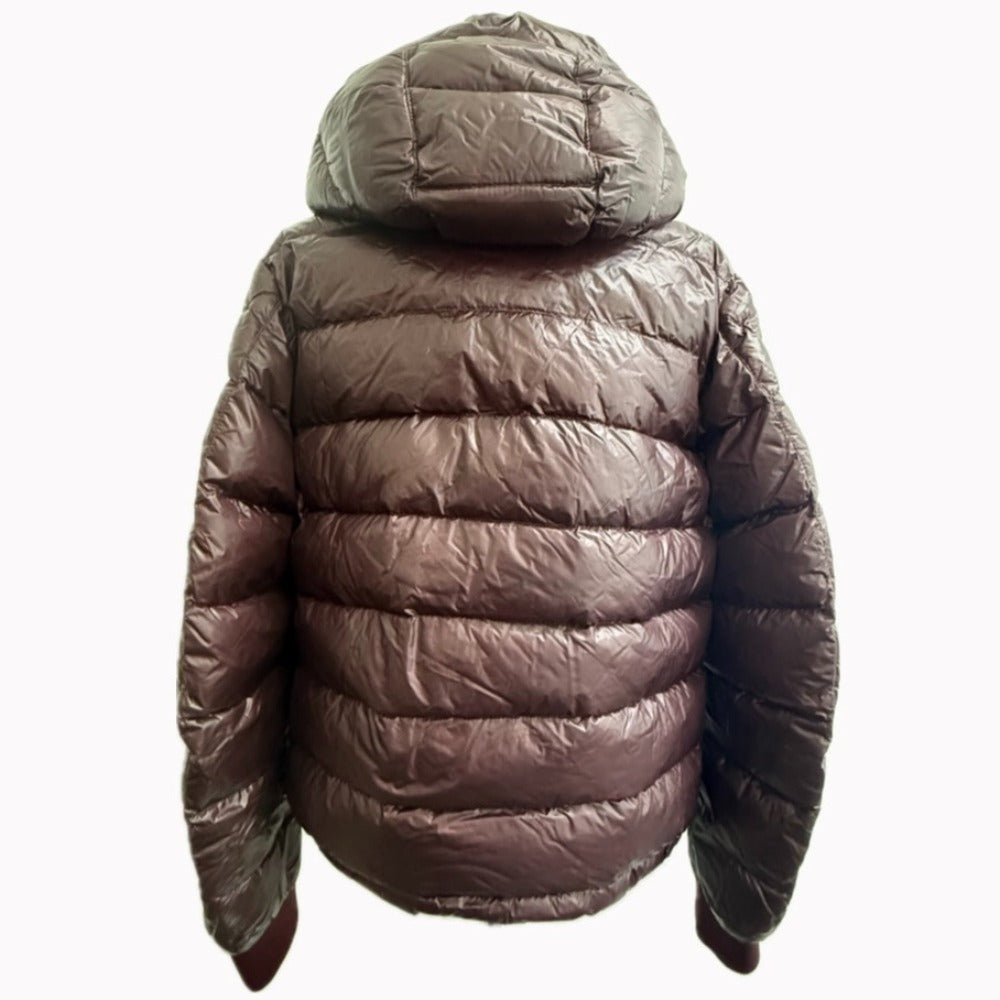 MONCLER FEDOR Women's Short Down Jacket in Nylon, Wine Red