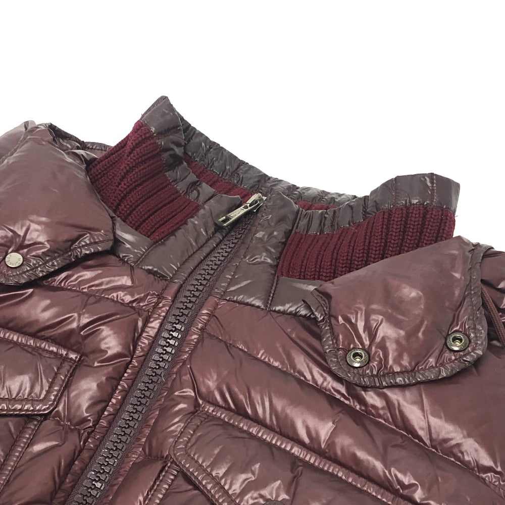 MONCLER FEDOR Women's Short Down Jacket in Nylon, Wine Red