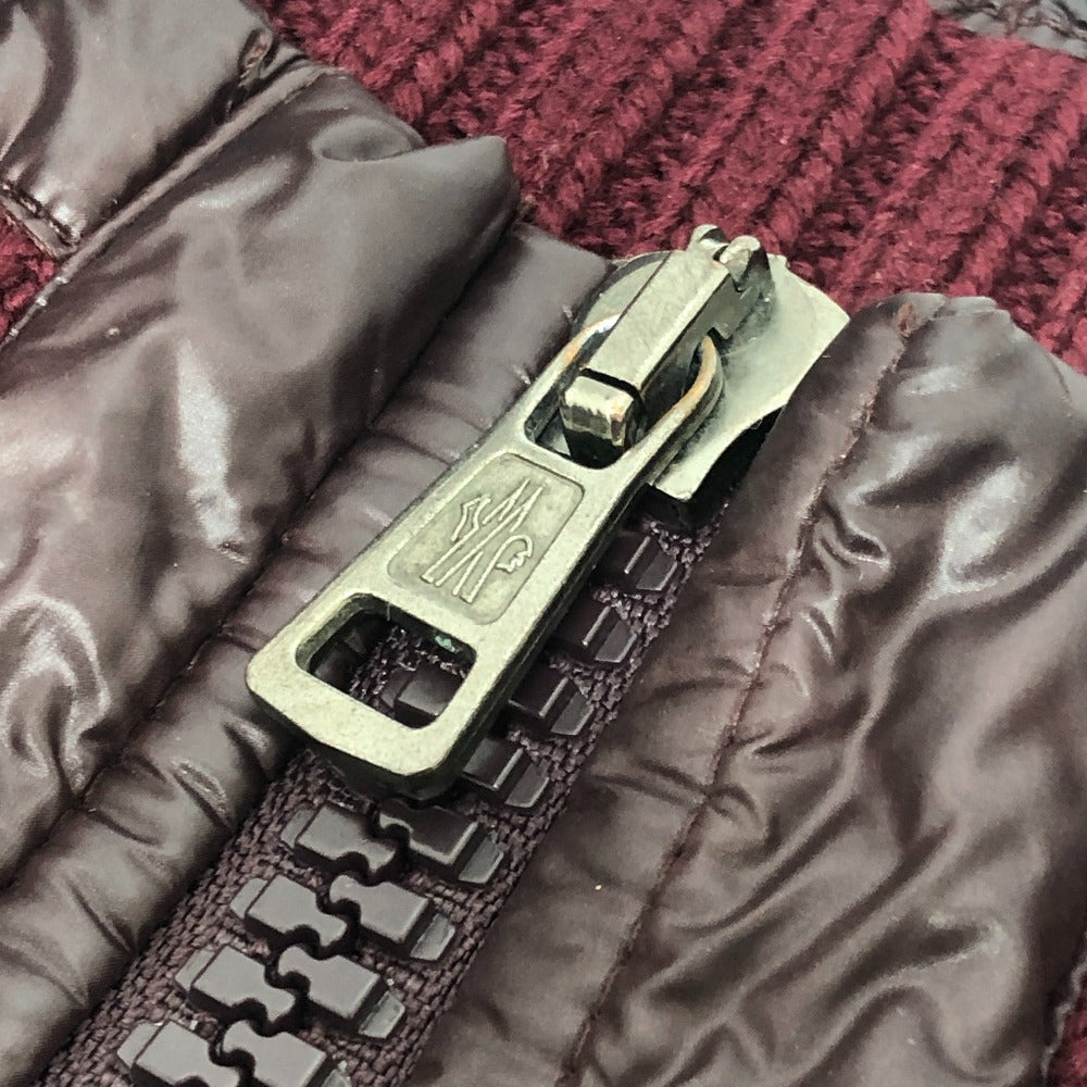 MONCLER FEDOR Women's Short Down Jacket in Nylon, Wine Red