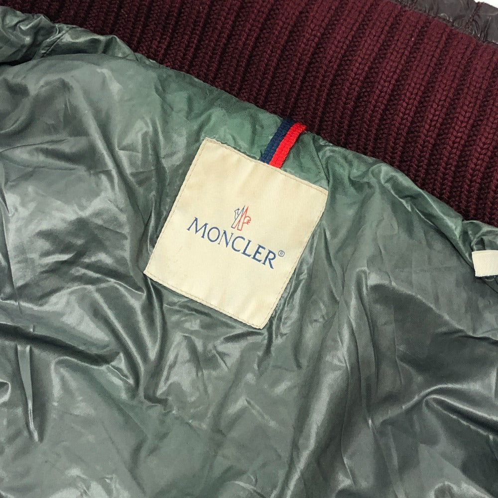 MONCLER FEDOR Women's Short Down Jacket in Nylon, Wine Red