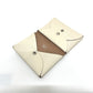 HERMES Calvi Duo Card Case, Coin Purse, Wallet, Business Card Holder, Coin Case, Bifold Wallet, Chevre Coromandel, Women's, Nata/Quebracho