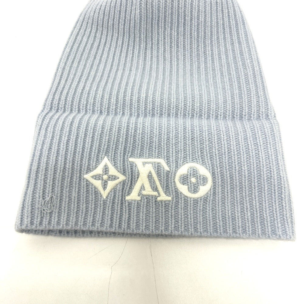 LOUIS VUITTON M93262 Beanie - LV Headline Beanie Hat, Knit Cap, Wool, Women's, Blue Ciel