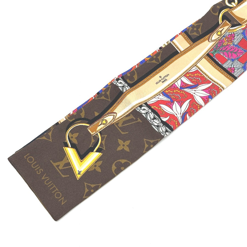 LOUIS VUITTON M76104 Bandeau Confidential Garden Bandeau Scarf, Silk, Women's, Brown