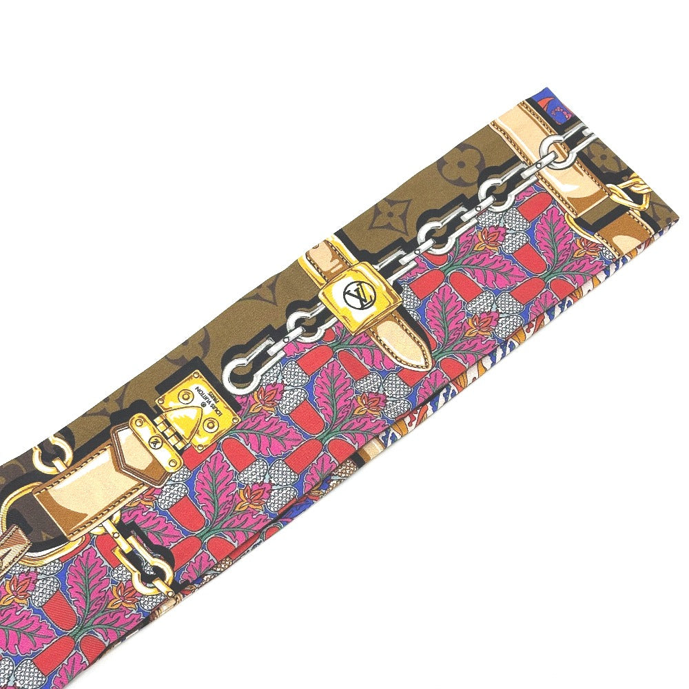 LOUIS VUITTON M76104 Bandeau Confidential Garden Bandeau Scarf, Silk, Women's, Brown
