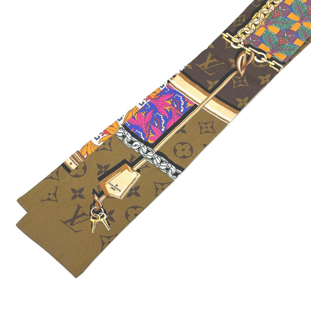 LOUIS VUITTON M76104 Bandeau Confidential Garden Bandeau Scarf, Silk, Women's, Brown