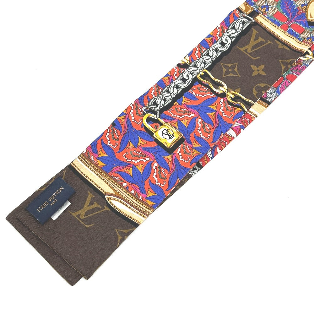 LOUIS VUITTON M76104 Bandeau Confidential Garden Bandeau Scarf, Silk, Women's, Brown
