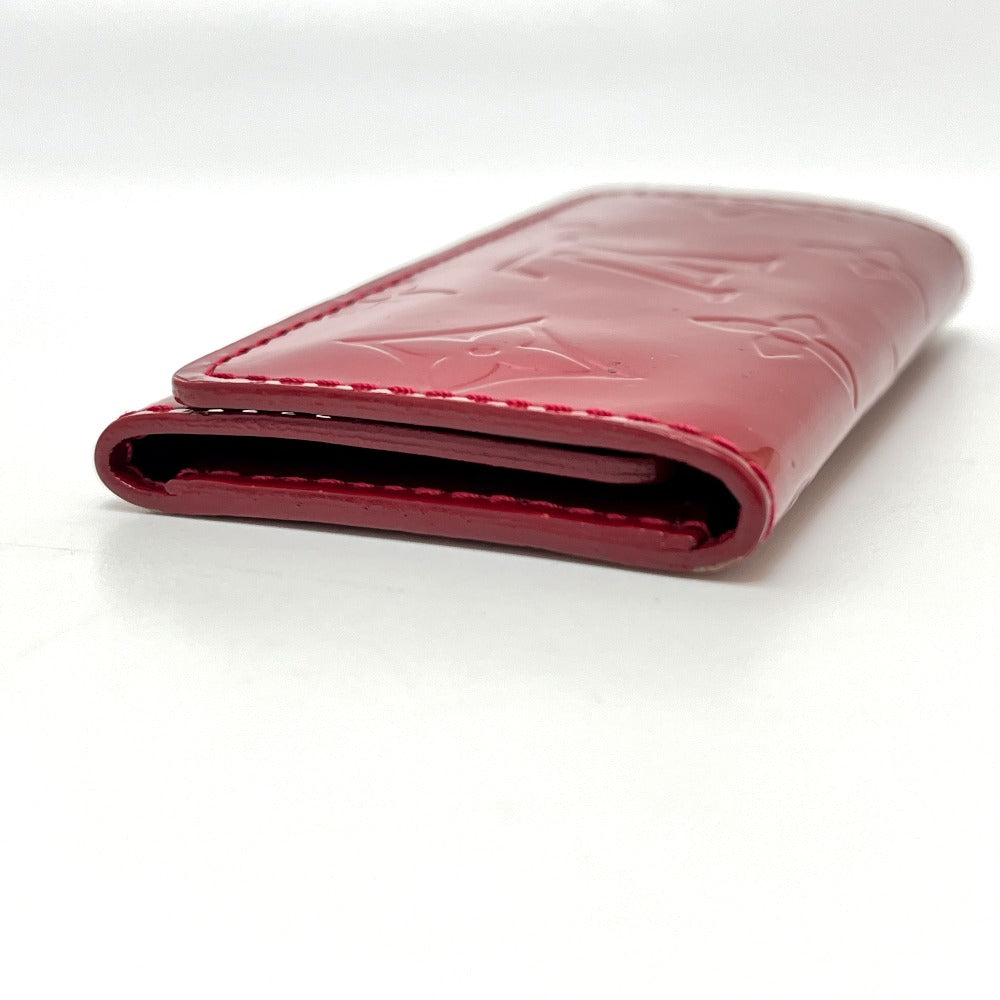 LOUIS VUITTON M91211 ミュルティクレ4 ミュルティクレ 4 鍵 4P 4連 キーケース モノグラムヴェルニ レディース ポムダム―ル レッド