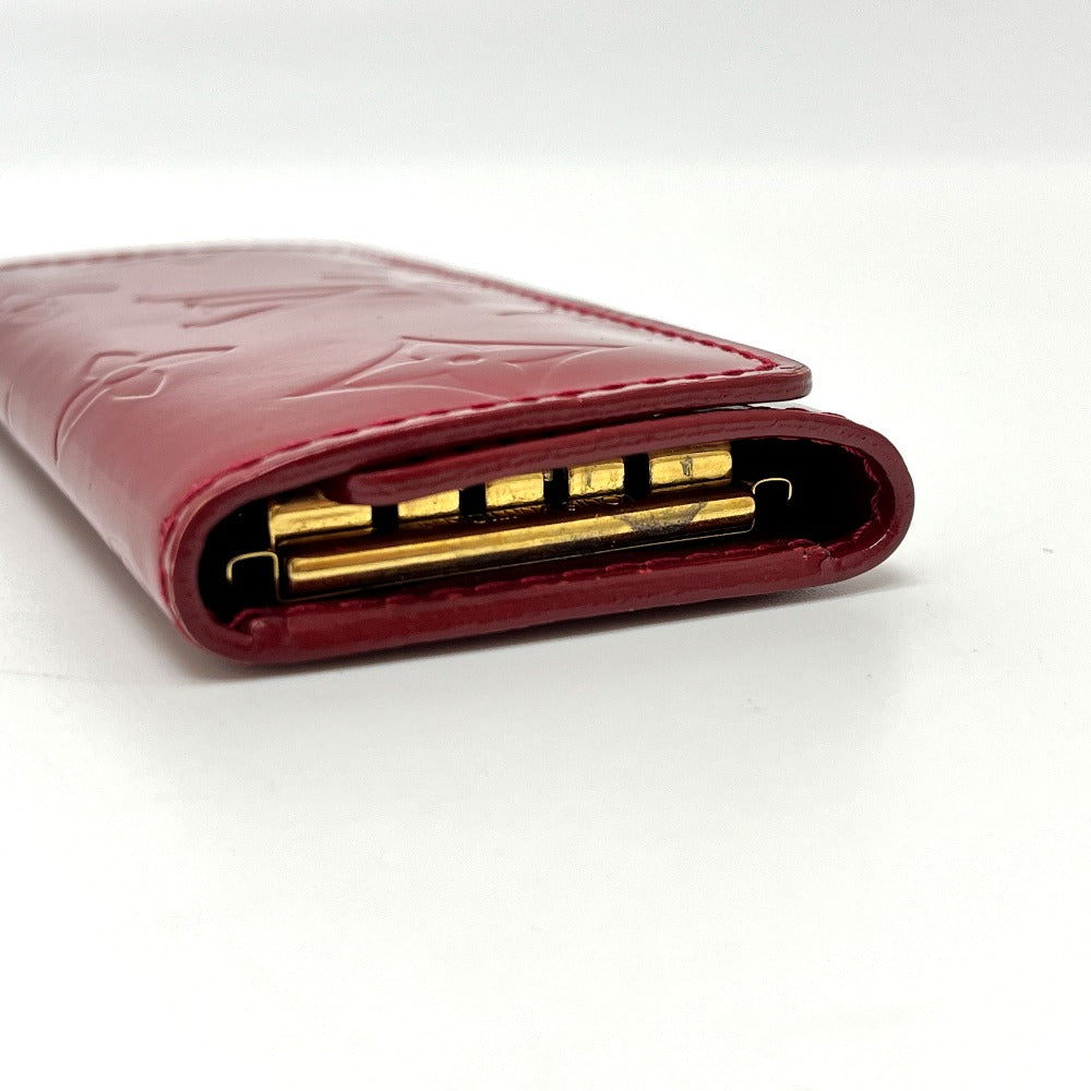 LOUIS VUITTON M91211 ミュルティクレ4 ミュルティクレ 4 鍵 4P 4連 キーケース モノグラムヴェルニ レディース ポムダム―ル レッド