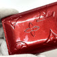 LOUIS VUITTON M91211 ミュルティクレ4 ミュルティクレ 4 鍵 4P 4連 キーケース モノグラムヴェルニ レディース ポムダム―ル レッド
