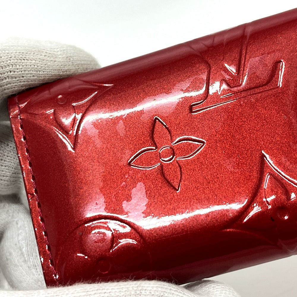 LOUIS VUITTON M91211 ミュルティクレ4 ミュルティクレ 4 鍵 4P 4連 キーケース モノグラムヴェルニ レディース ポムダム―ル レッド