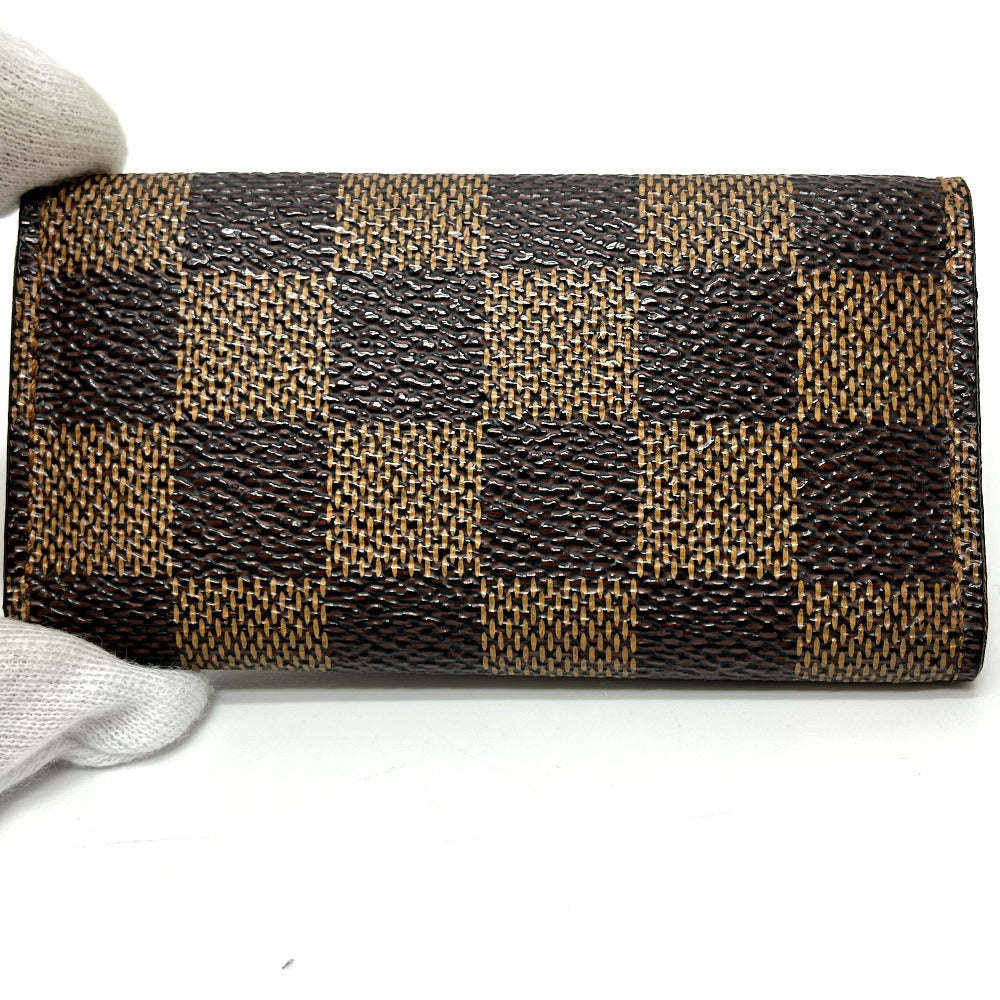 LOUIS VUITTON N62631 ミュルティクレ 4 4連 鍵 キーケース ダミエキャンバス レディース ブラウン