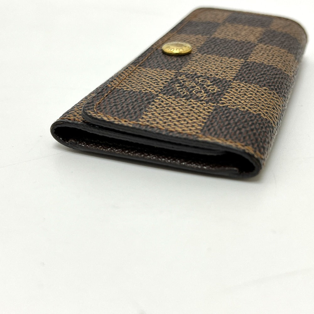 LOUIS VUITTON N62631 ミュルティクレ 4 4連 鍵 キーケース ダミエキャンバス レディース ブラウン