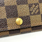 LOUIS VUITTON N62631 ミュルティクレ 4 4連 鍵 キーケース ダミエキャンバス レディース ブラウン