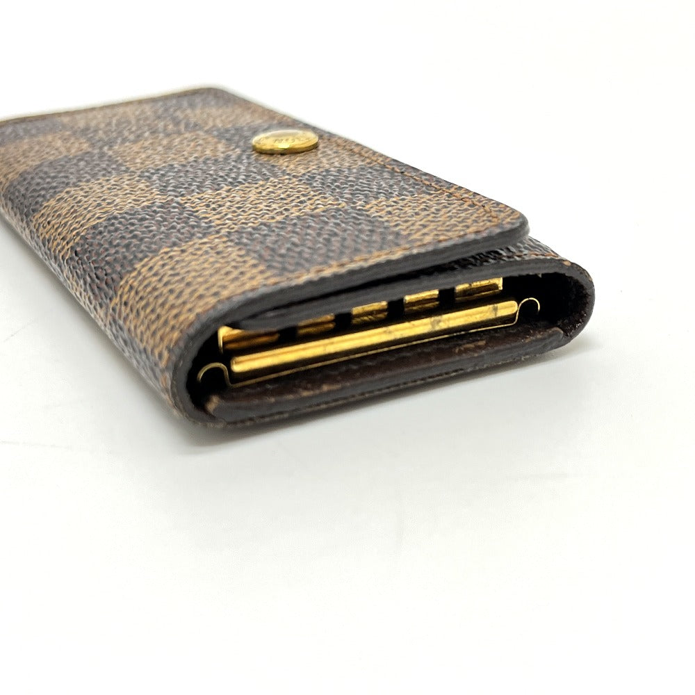 LOUIS VUITTON N62631 ミュルティクレ 4 4連 鍵 キーケース ダミエキャンバス レディース ブラウン