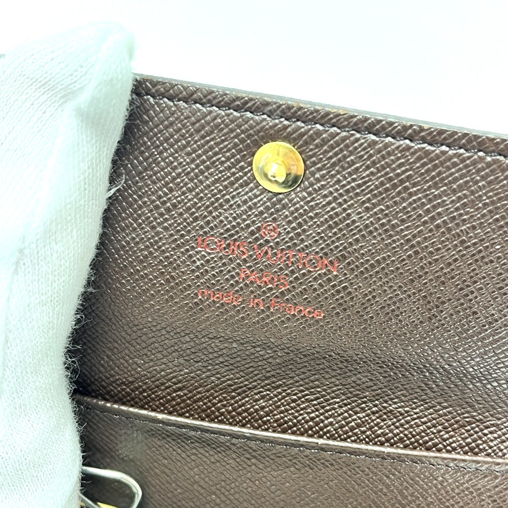 LOUIS VUITTON N62631 ミュルティクレ 4 4連 鍵 キーケース ダミエキャンバス レディース ブラウン