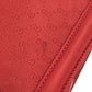 GUCCI 004-113-0364 Old Gucci GG Pattern Bag, 2-Way, Second Bag, Clutch, Shoulder Bag, PVC/Leather, Women's, Red