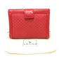 GUCCI 004-113-0364 Old Gucci GG Pattern Bag, 2-Way, Second Bag, Clutch, Shoulder Bag, PVC/Leather, Women's, Red