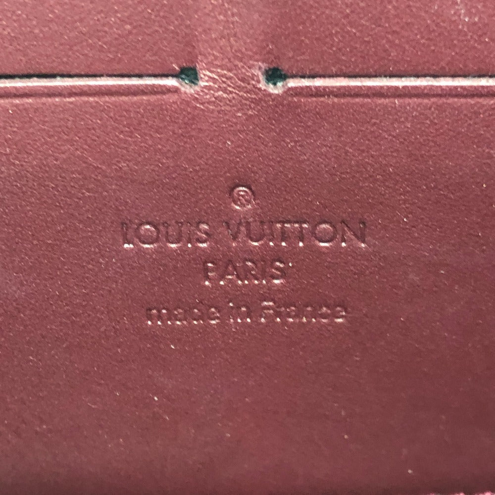 LOUIS VUITTON M93522 Zippy Wallet, Round Zipper Long Wallet, Monogram Vernis, Women's, Amarante