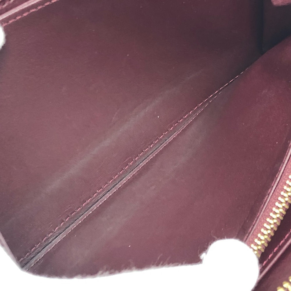 LOUIS VUITTON M93522 Zippy Wallet, Round Zipper Long Wallet, Monogram Vernis, Women's, Amarante