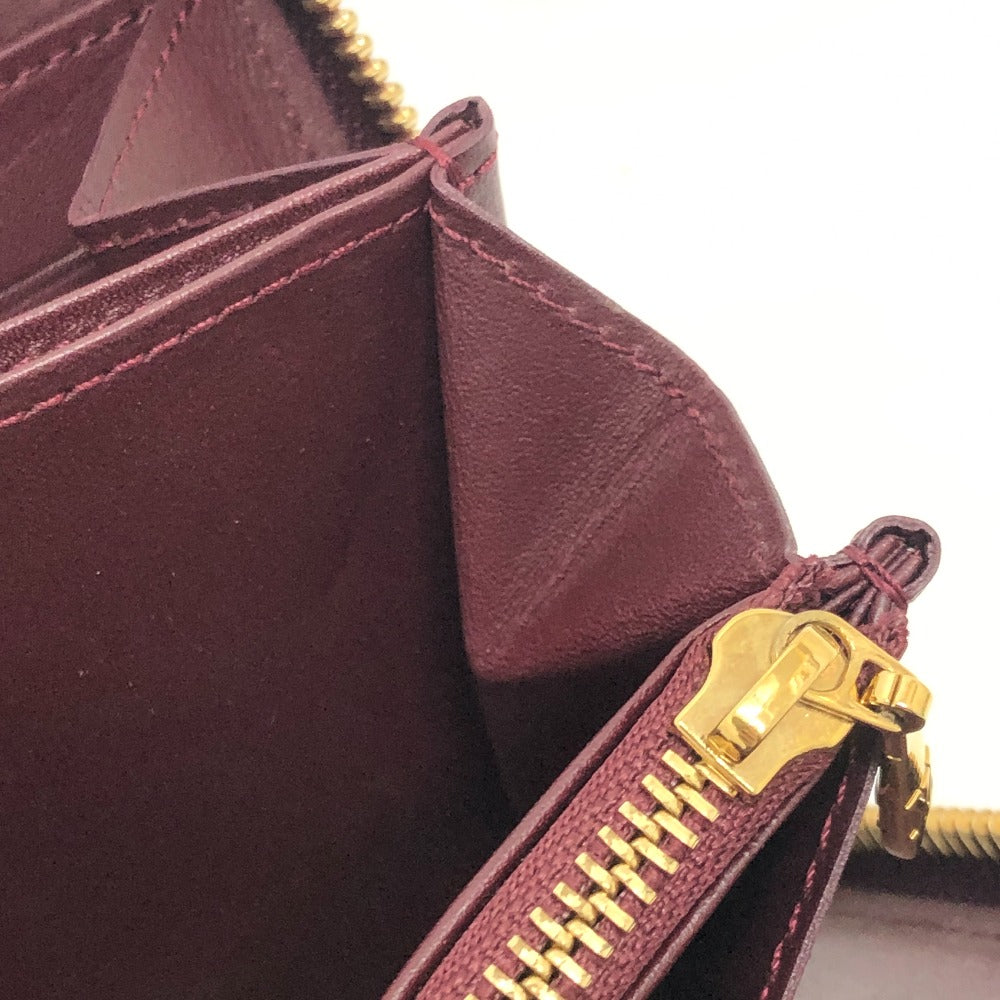 LOUIS VUITTON M93522 Zippy Wallet, Round Zipper Long Wallet, Monogram Vernis, Women's, Amarante