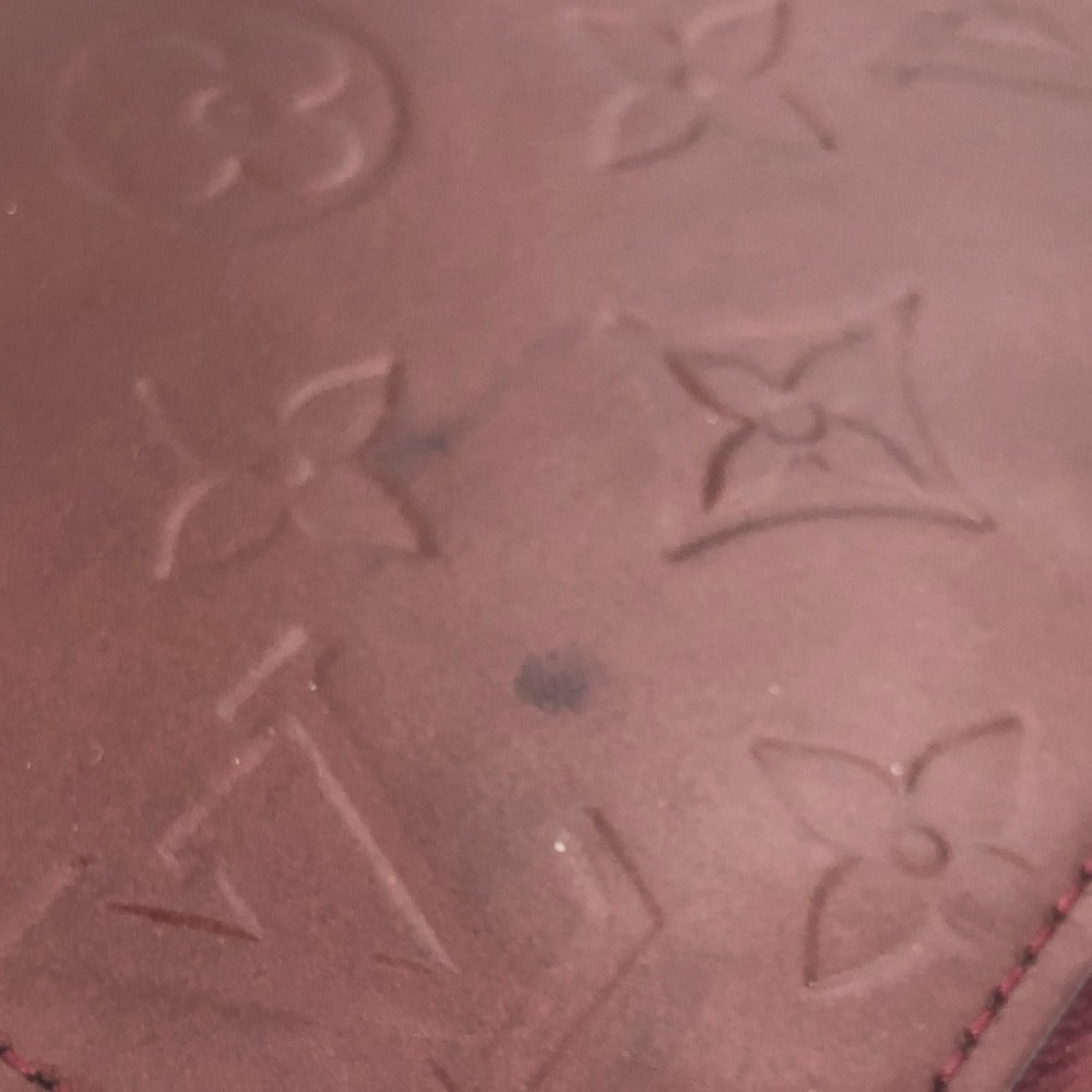 LOUIS VUITTON M93522 Zippy Wallet, Round Zipper Long Wallet, Monogram Vernis, Women's, Amarante