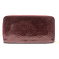 LOUIS VUITTON M93522 Zippy Wallet, Round Zipper Long Wallet, Monogram Vernis, Women's, Amarante