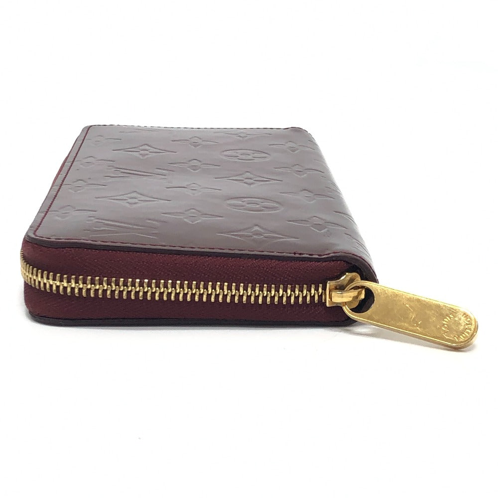 LOUIS VUITTON M93522 Zippy Wallet, Round Zipper Long Wallet, Monogram Vernis, Women's, Amarante