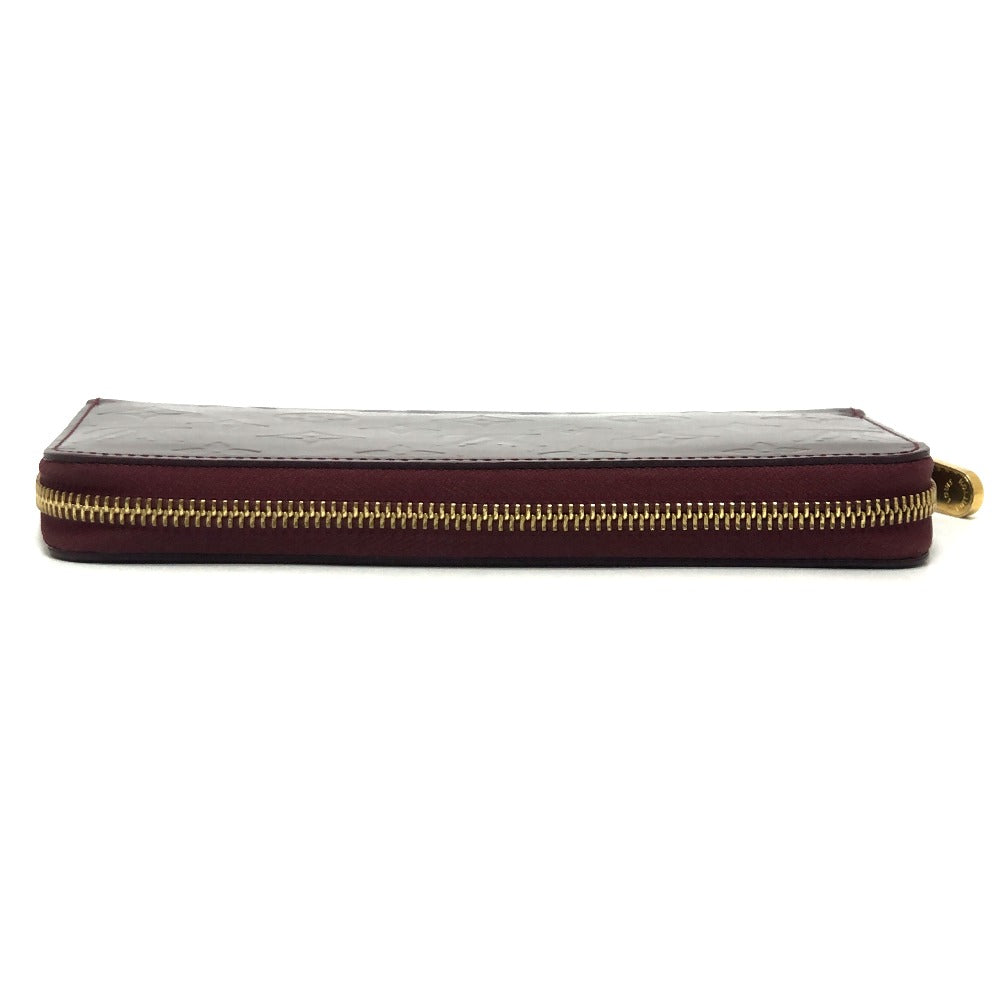 LOUIS VUITTON M93522 Zippy Wallet, Round Zipper Long Wallet, Monogram Vernis, Women's, Amarante