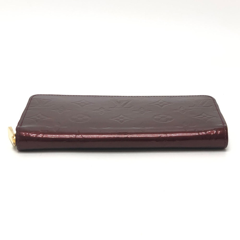LOUIS VUITTON M93522 Zippy Wallet, Round Zipper Long Wallet, Monogram Vernis, Women's, Amarante