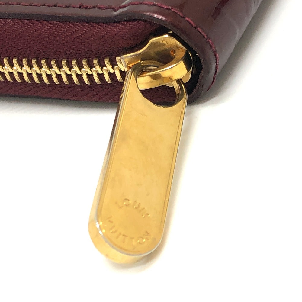 LOUIS VUITTON M93522 Zippy Wallet, Round Zipper Long Wallet, Monogram Vernis, Women's, Amarante