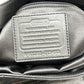 COACH F19453 Logo Plate Shoulder Bag Handbag Leather Women's Black