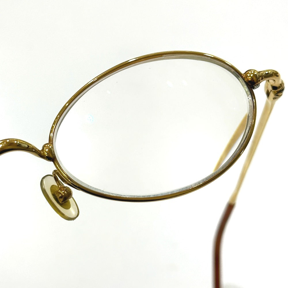 CARTIER トリニティ メガネ アイウェア 度あり 眼鏡 メタル レディース ゴールド