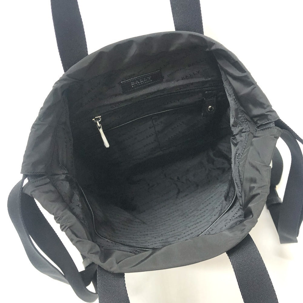 BALLY 6231718 Nature All-Over Print 2-Way Backpack Bag Rucksack Nylon/Leather Men's Blue