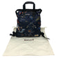 BALLY 6231718 Nature All-Over Print 2-Way Backpack Bag Rucksack Nylon/Leather Men's Blue
