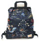 BALLY 6231718 Nature All-Over Print 2-Way Backpack Bag Rucksack Nylon/Leather Men's Blue