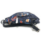 BALLY 6231718 Nature All-Over Print 2-Way Backpack Bag Rucksack Nylon/Leather Men's Blue