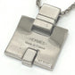 HERMES H motif Eileen Pendant Chain Accessory Necklace Metal Ladies Silver