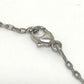 HERMES H motif Eileen Pendant Chain Accessory Necklace Metal Ladies Silver