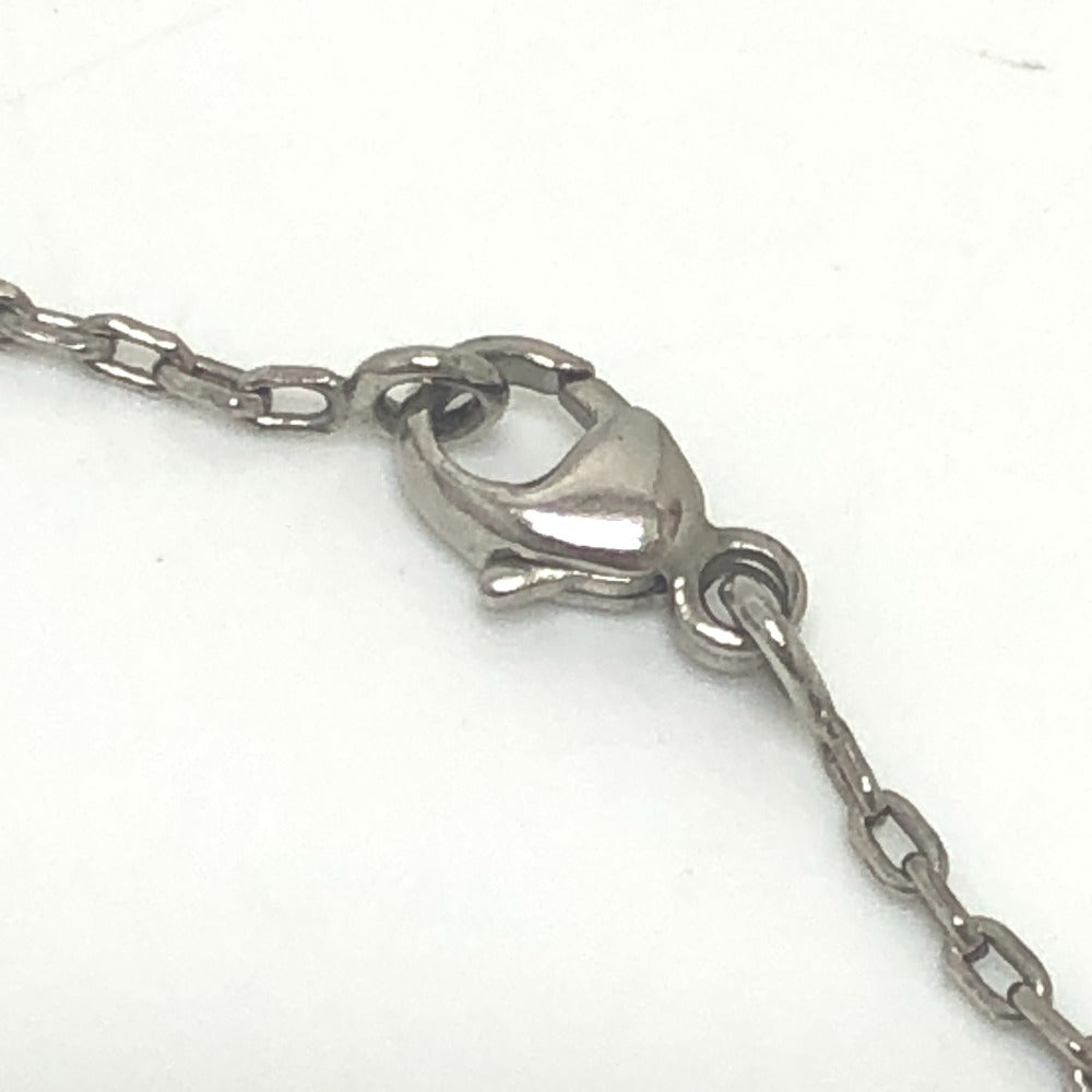 HERMES H motif Eileen Pendant Chain Accessory Necklace Metal Ladies Silver